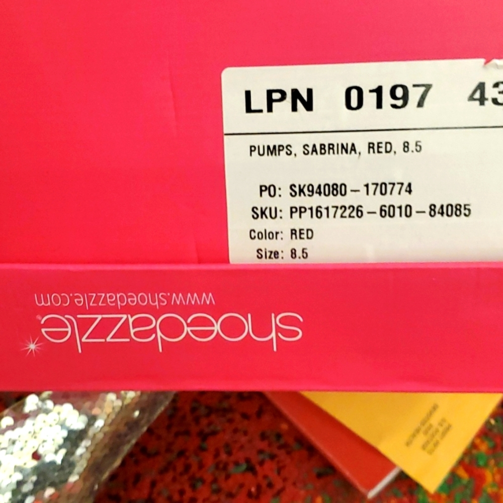 Hot Red platform heels - Picture 7 of 7